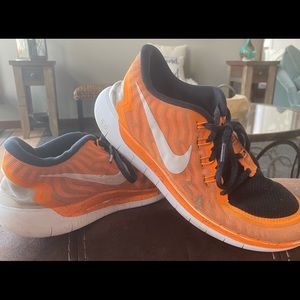 Nike Free 5.0 Men’s Running Shoes.  Size Men’s 10.  Custom colors.